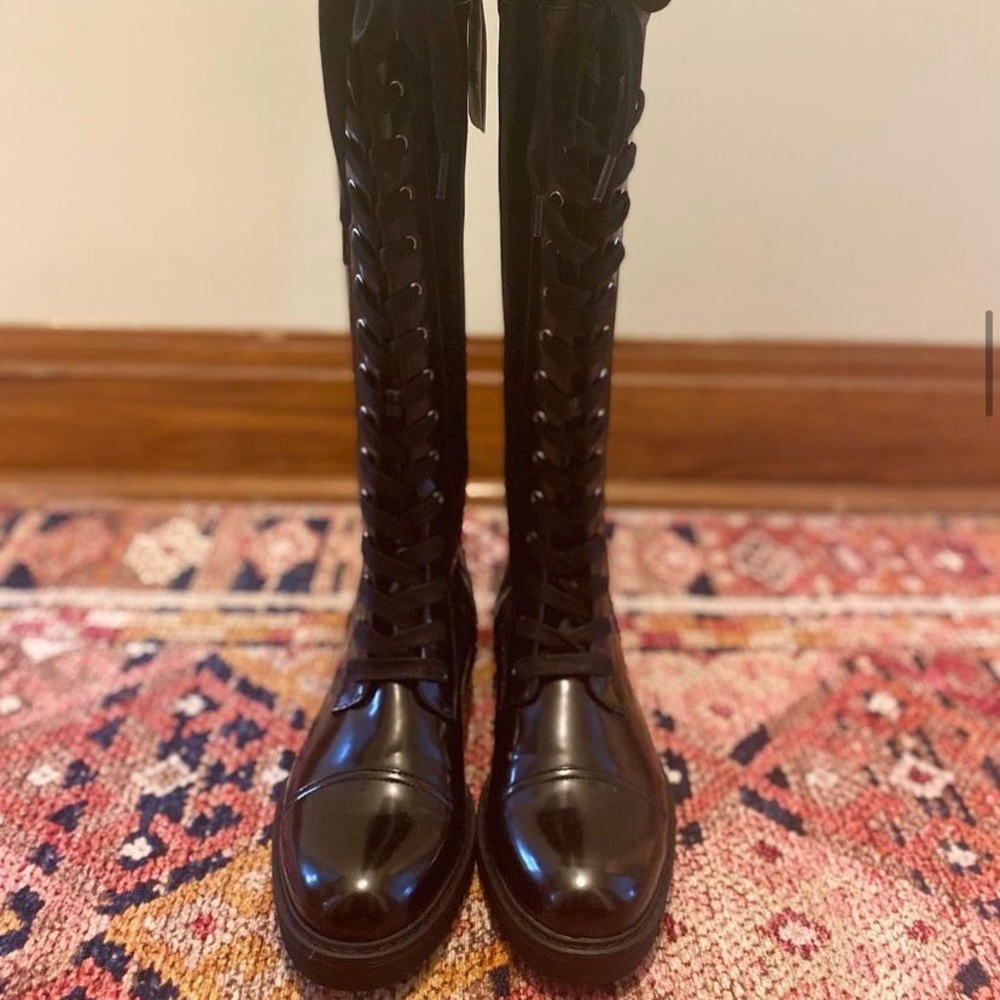 Zara combat boots